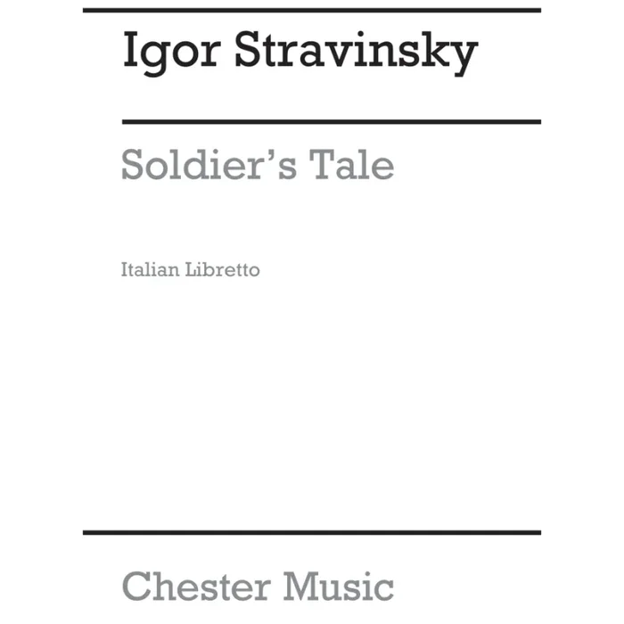 Stravinsky, Igor – Storia Del Soldato (Soldiers Tale) (Libretto)