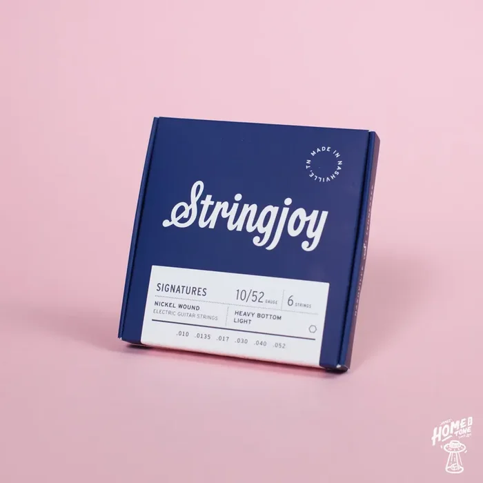 Stringjoy – Signatures – Nickel Wound Electric Guitar Strings – Heavy Bottom Light Gauge 10-52