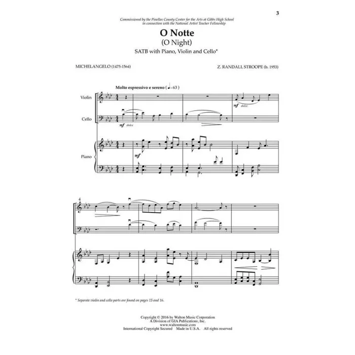 Stroope, Z. Randall – O Notte