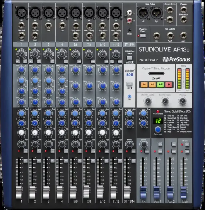 StudioLive® AR12c Analog Mixer