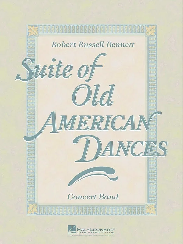 Suite Of Old American Dances Score/Parts Mw4 (Music Score/Parts)