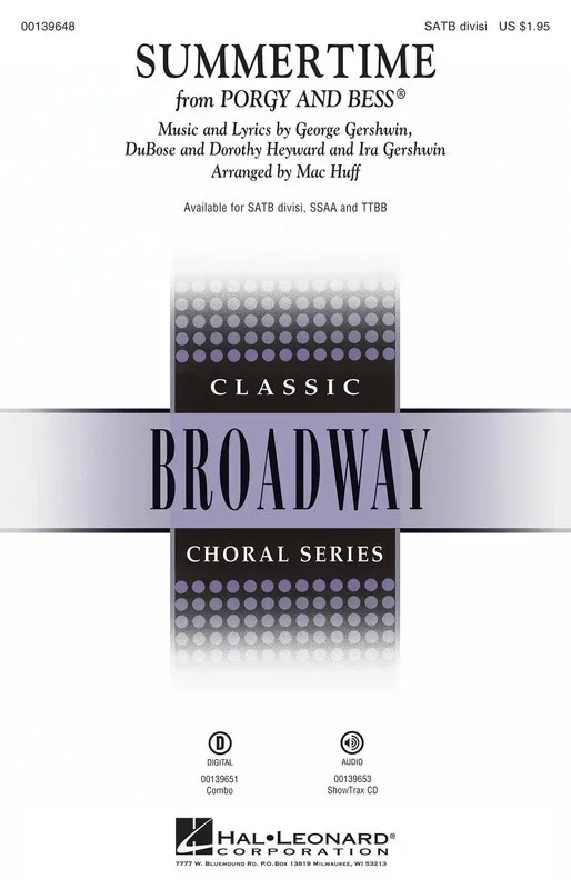 Summertime TTBB (Octavo)