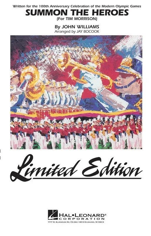 Summon The Heroes Arr Bocook Marching Band Gr 4 (Music Score/Parts)