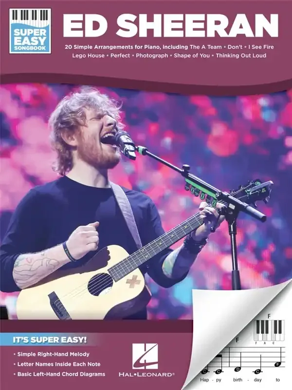 Super Easy Songbook – Ed Sheeran (Piano)
