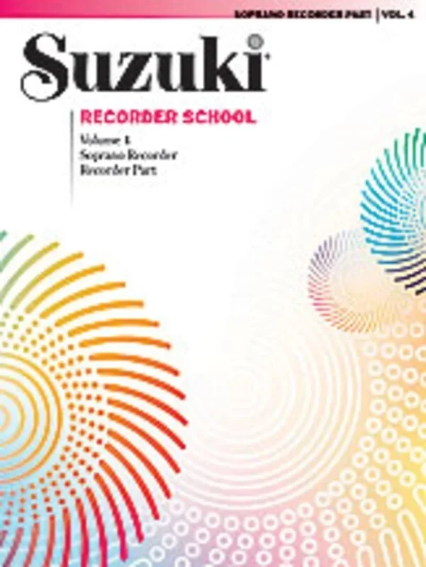 Suzuki Soprano Recorder Book 4 Rec Part (Softcover Book)
