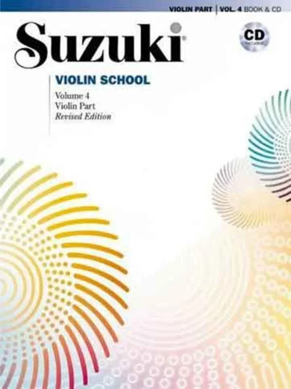 Suzuki Violin School Book 4 Book/CD Violin Pt New Ed (Softcover Book/CD)