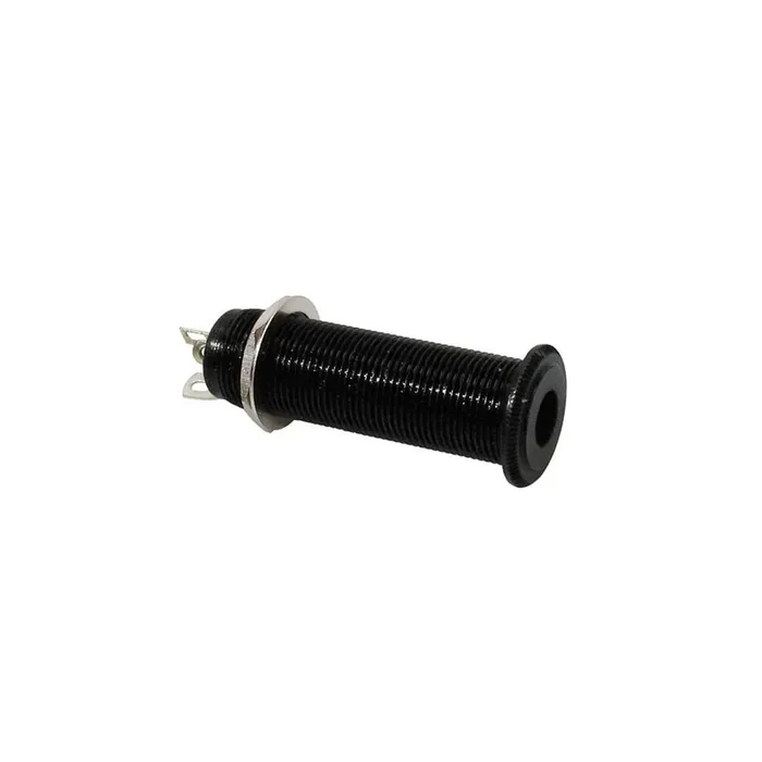 Switchcraft Barrel Output Jack, Stereo, Black