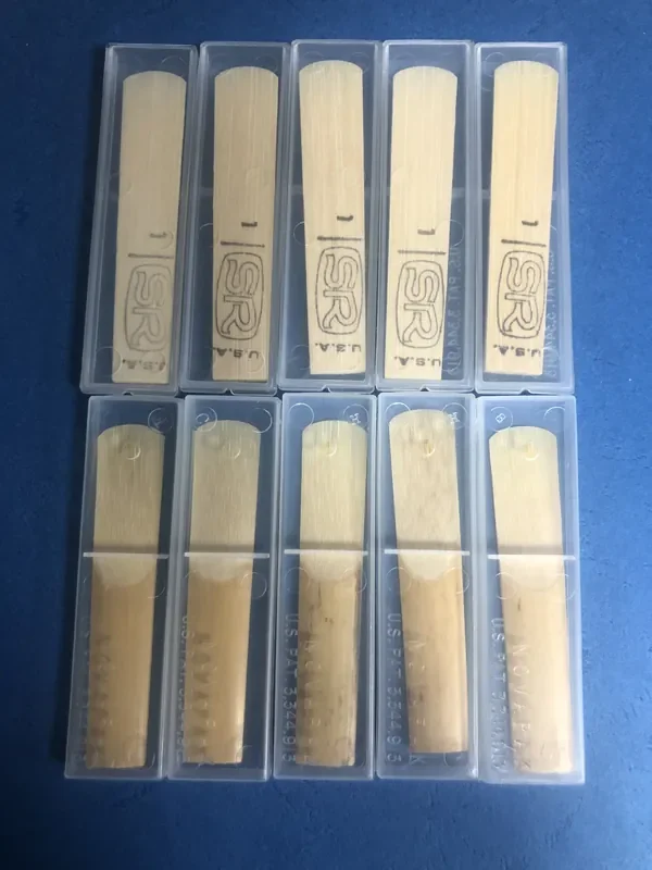 Symmetricut clarinet reed strength 1 – PACK OF 10 REEDS