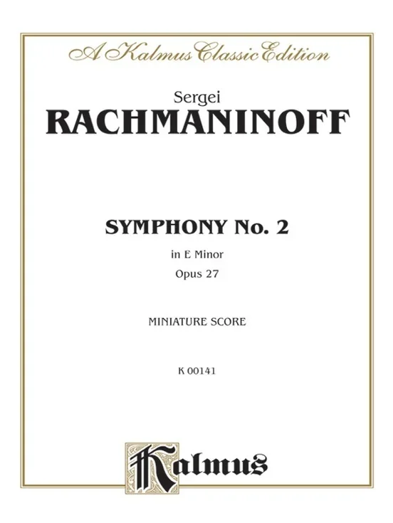 Symphony No 2 E Min Op 27