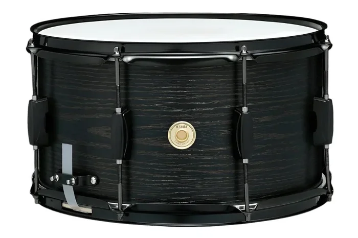 TAMA 14 “x8 ” Woodworks Poplar Snare Drum (Black Oak Wrap)