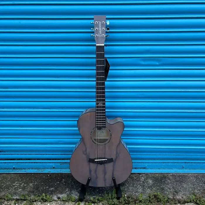 Tanglewood Azure TA4CEGY Super-Folk Electro-Acoustic Guitar Grey