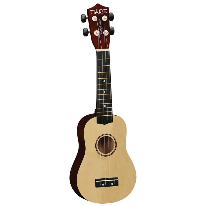 Tanglewood Tiare Soprano Ukulele Pack Natural Finish with Aquila Strings