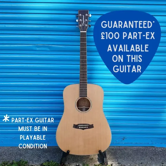 Tanglewood X15 NS Sundance Performance Pro All Solid Acoustic Guitar Inc. Polyfoam Case