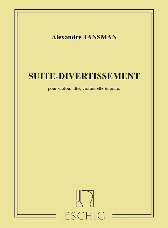 Tansman: Suite Divertissement