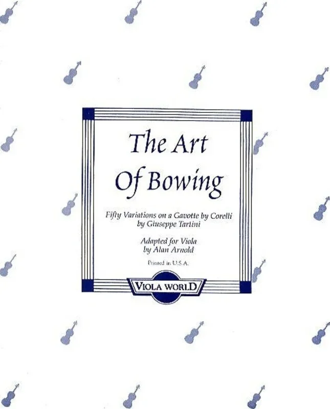 Tartini – Art Of Bowing For Viola (Softcover Book)