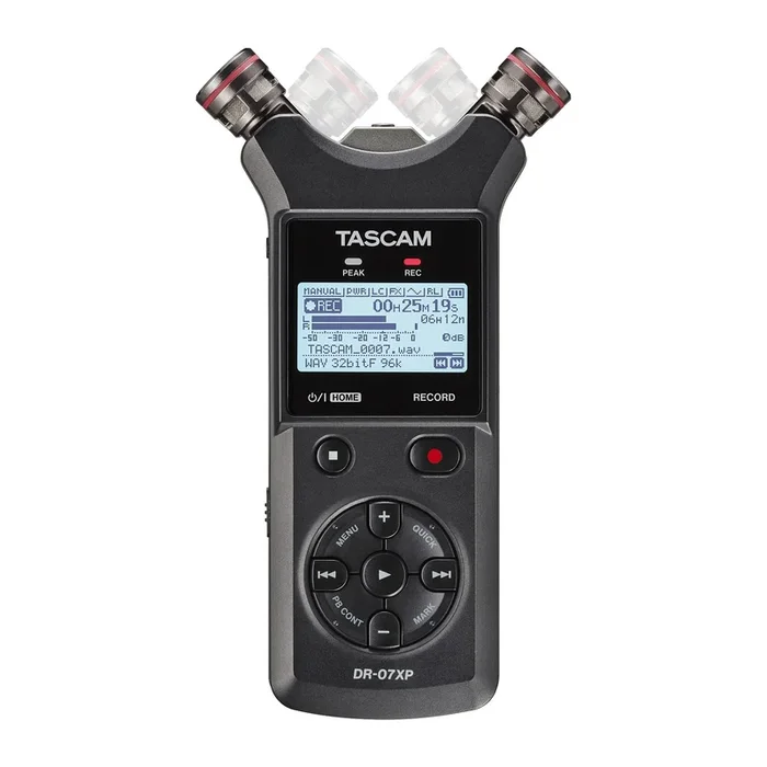 Tascam DR-07XP handheld stereo recorder
