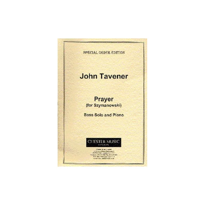 Tavener, John – Prayer (For Szymanowski)