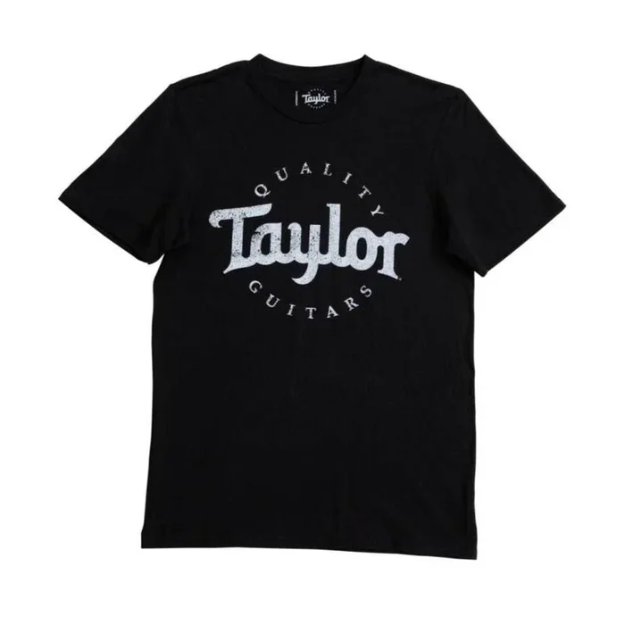Taylor 15856 Basic Black Aged Logo T-Shirt – S