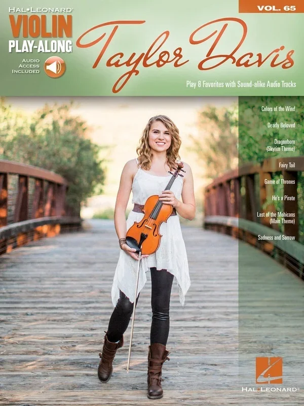 Taylor Davis Violin Playalong V65 Book/Online Audio (Softcover Book/Online Audio)