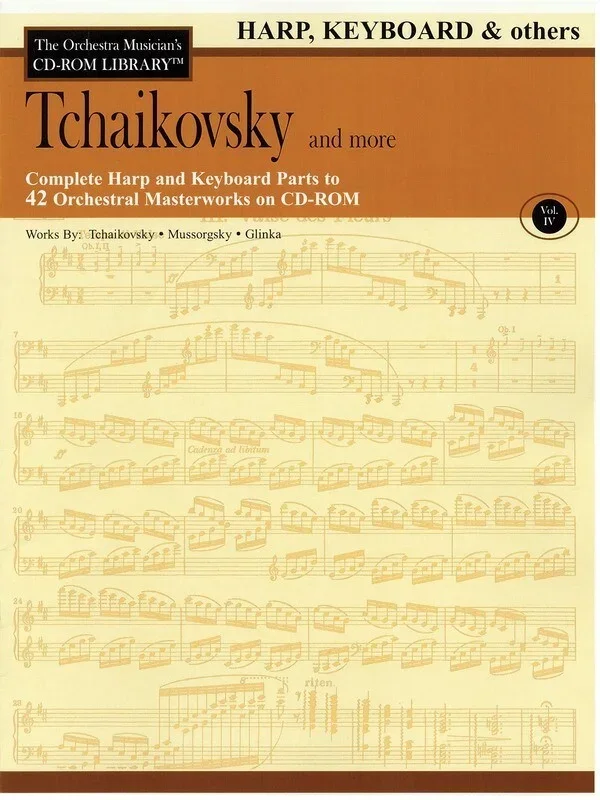 Tchaikovsky And More CD Rom Lib Harp V4 (CD-Rom Only)