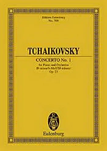 Tchaikovsky : Concerto No.1: Bb Major: Miniature Score
