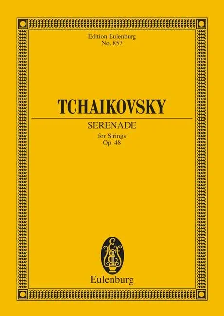 Tchaikovsky, Peter Iljitsch : Tchaikovsky, Peter Iljitsch : Serenade C major, – strings – Schott Digital