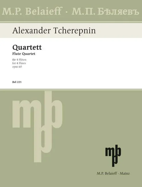 Tcherepnin: Flute Quartet, Op. 60