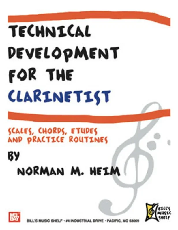 Technical Development For The Clarinetist (Softcover Book)