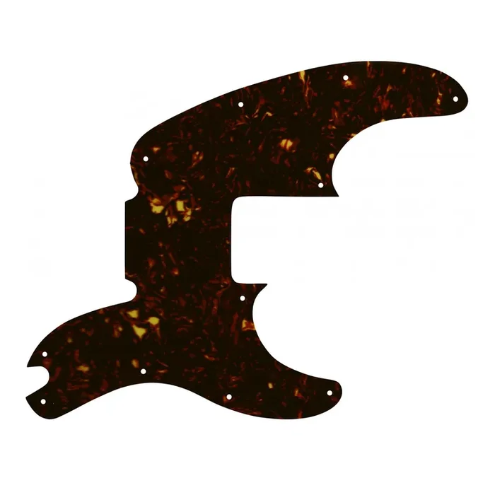Tele Bass – Dark Brown Celluloid Tortoiseshell White/Black/White 4 ply Lamination