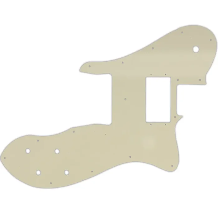 Tele Custom 1999-Present Made In Mexico Or 2012-2013 American Vintage ‘72 Telecaster Custom – Parchment Thin .063 Fender Wide Range Humbuckers