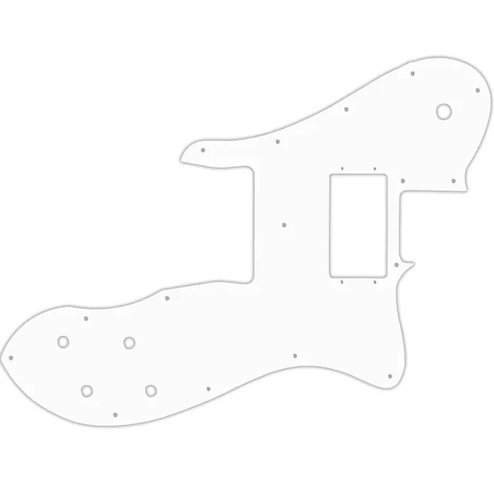 Tele Custom 1999-Present Made In Mexico Or 2012-2013 American Vintage ‘72 Telecaster Custom – Solid Shiny White .090″ / 2.29mm thick, with bevelled edge Fender Wide Range Humbuckers