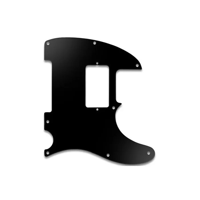 Tele Humbucker – Matte Black .090″ / 2.29mm thick, with bevelled edge.