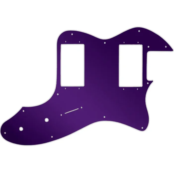 Tele Thinline 1999 Made In Japan ‘72 Telecaster Thinline – Purple Mirror Fender Wide Range Humbuckers