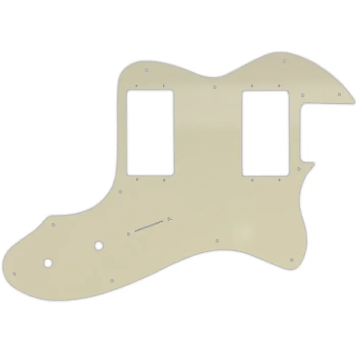 Tele Thinline 1999-Present Made In Mexico Or 2012-2013 American Vintage ‘72 Telecaster Thinline – Parchment Thin .065 Fender Wide Range Humbuckers