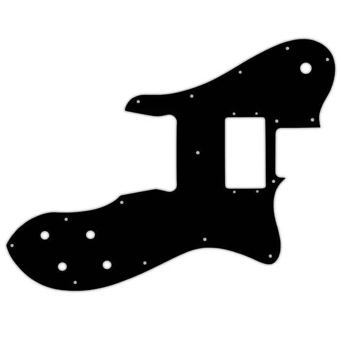 Telecaster Custom – 1972-1981 Vintage – Matte Black .090″ / 2.29mm thick, with bevelled edge. Fender Wide Range Humbuckers