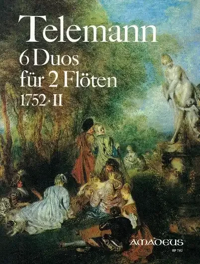 Telemann 6 Duos for 2 Flutes (1752.II)