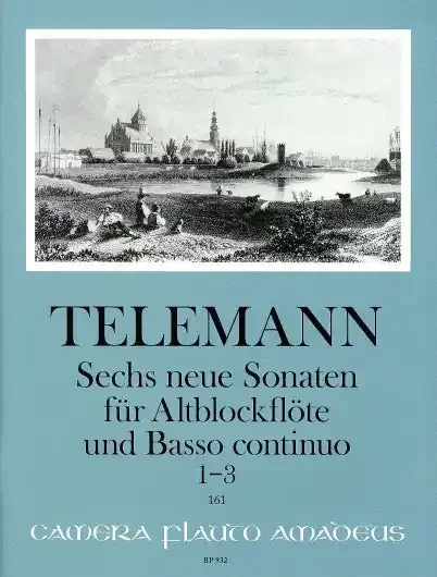 Telemann 6 New Sonatas for Treble Recorder and Basso Continuo, Vol. 1