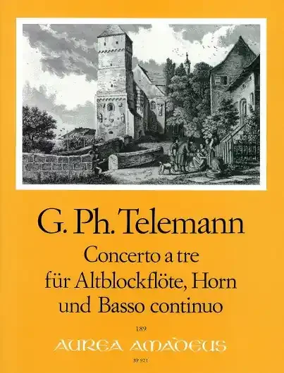 Telemann Concerto in F Major for Treble Recorder, Horn and Basso Continuo