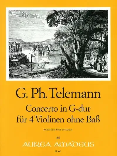 Telemann Concerto in G Major for 4 Violins