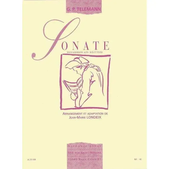 Telemann Sonate for Alto Saxophone and Piano