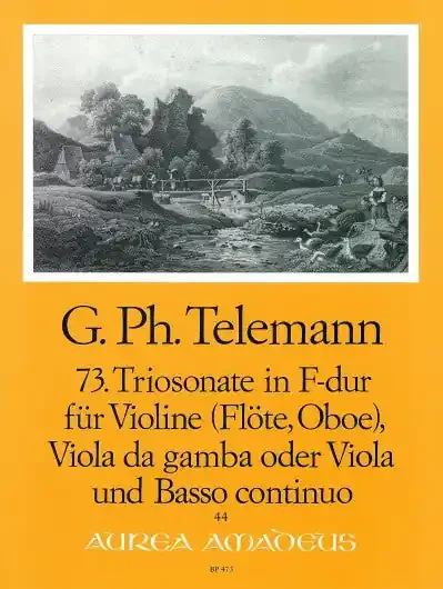 Telemann Trio Sonata No. 73 in F Major for Violin, Viola da Gamba and Basso Continuo