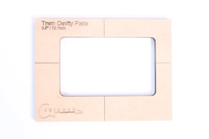 Template – Tremolo Cavity Plate 0.5″ / 12.7mm