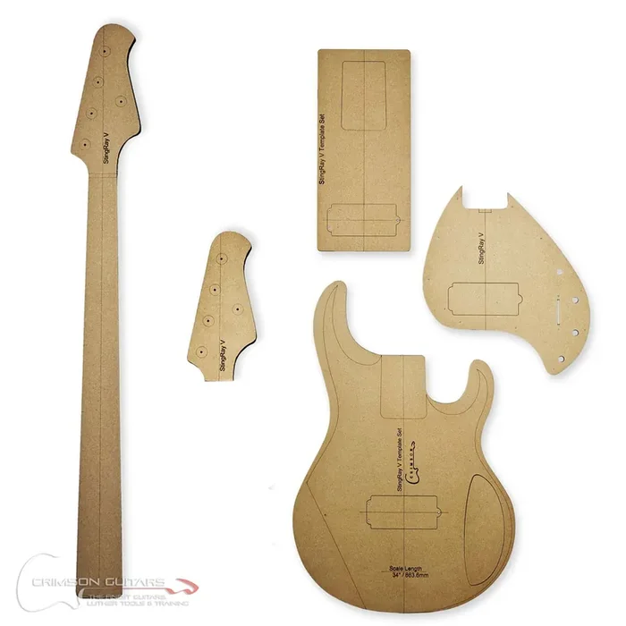 Template Set – StingRay Bass Type – 5 String