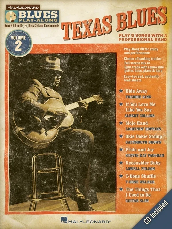 Texas Blues Play Along V2 Book/CD (Softcover Book/CD)