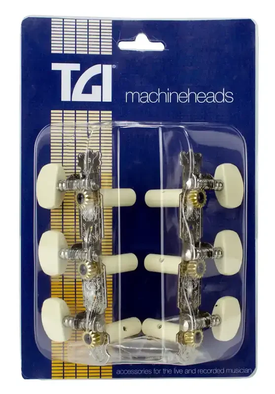 TGI (TG441) Standard Classical Guitar Machine Head – Nickel