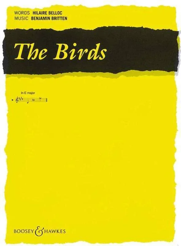 The Birds Medium Voice In E With Piano (Sheet Music) Book