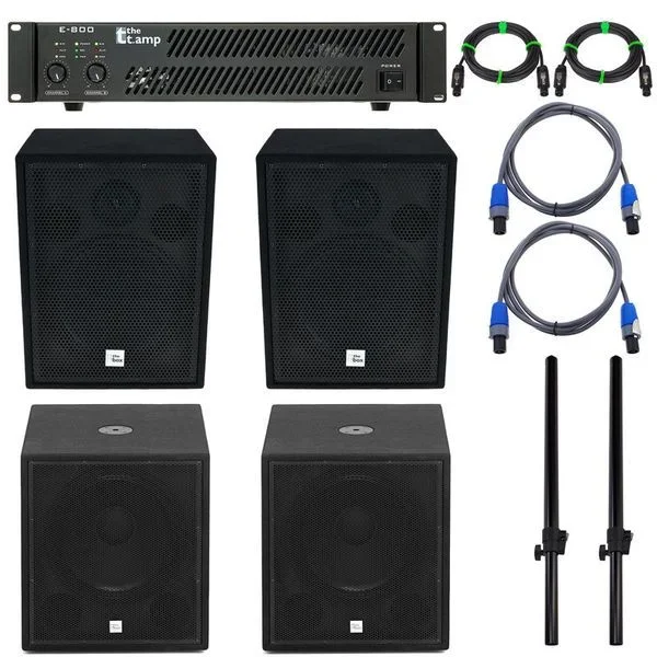 the box PA 18 ECO MKII Amp Bundle