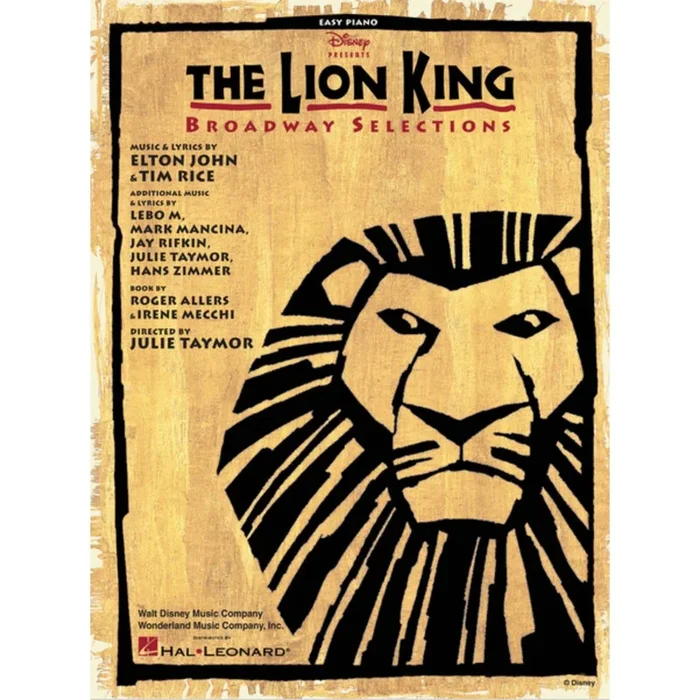 The Lion King: Broadway Selections (Easy Piano)