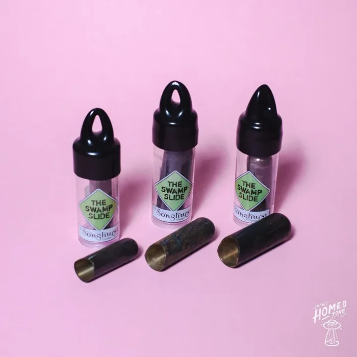 The Rock Slide – Aged Balltip Brass guitar slide