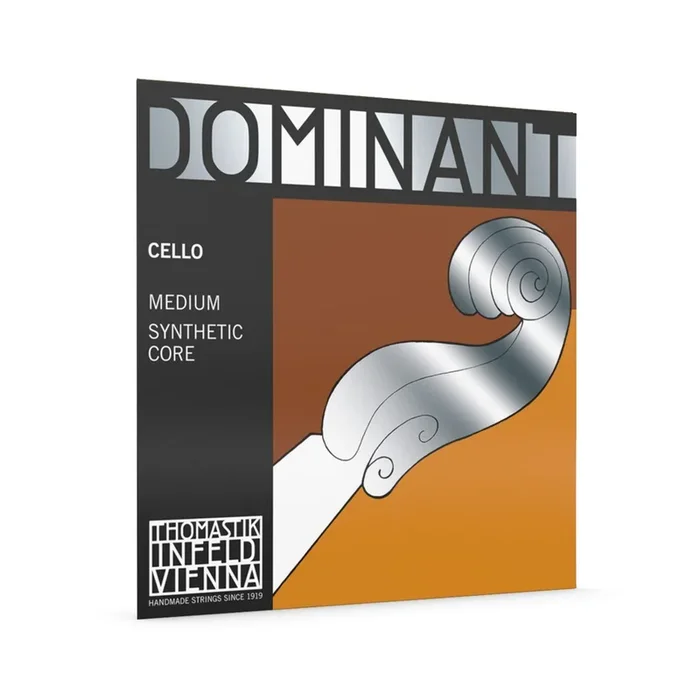 Thomastik 143 Dominant Cello D String – Synthetic Core, Chrome Wound, 4/4 Size